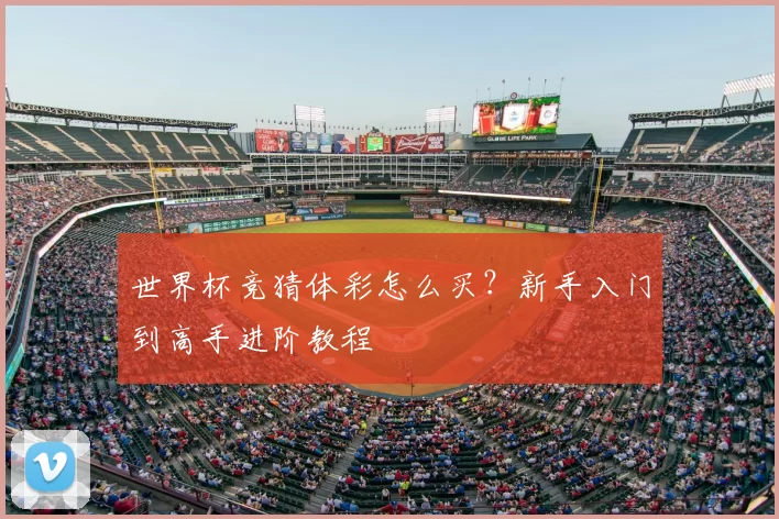 世界杯竞猜体彩怎么买？新手入门到高手进阶教程