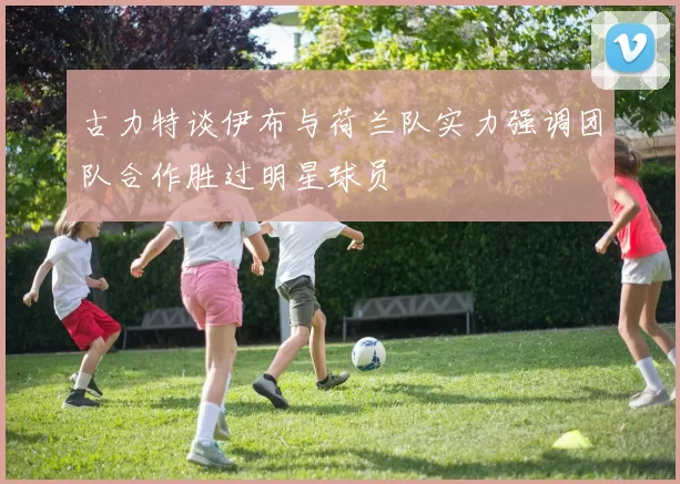 古力特谈伊布与荷兰队实力强调团队合作胜过明星球员