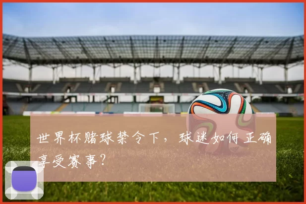 世界杯赌球禁令下,球迷如何正确享受赛事?